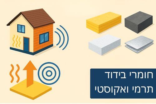 חומרי בידוד תרמי ואקוסטי