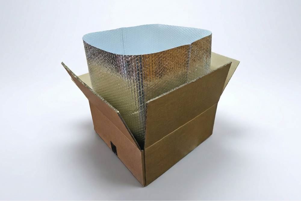 אריזה תרמית בתוך קרטון עבור משלוחי איקומרס קצרים